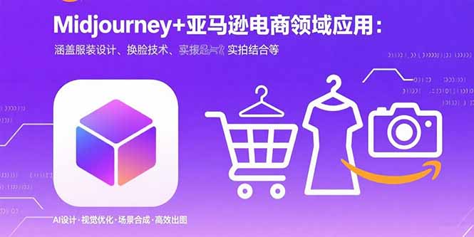 （15777期）Midjourney+电商领域商业应用：涵盖服装设计、换脸技术、实拍结合等